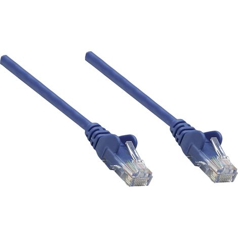 Intellinet 342582 RJ45 Patchkabel CAT 6 U/UTP 1.50 m Blau  1 St. (1/2)