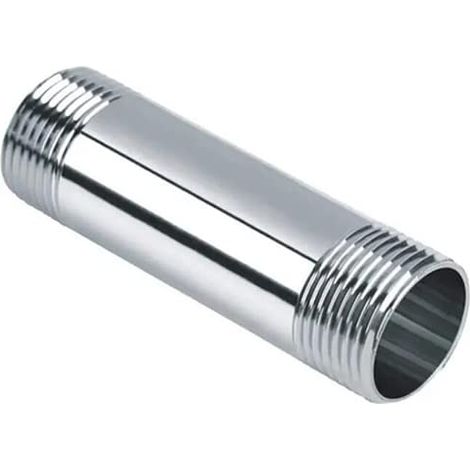 2 pièces de raccord de tuyau en acier inoxydable, raccord fileté mâle pour tuyau d'air, tuyau d'eau, tuyau de carburant (DN15 1/2" 400 mm) (1/5)