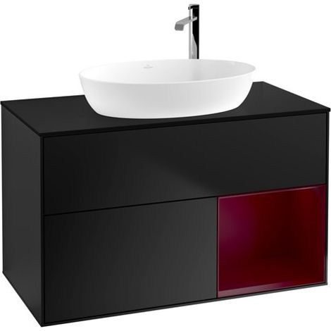 Villeroy & Boch F902HBPD Meuble sous-lavabo Finion F90 (1/2)