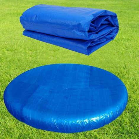 Bache Piscine Ronde pour Piscine Ronde 244 cm, Couverture de Piscine, Matériau Amélioré, Plus épais et Durable, Facile à Installer (1/5)