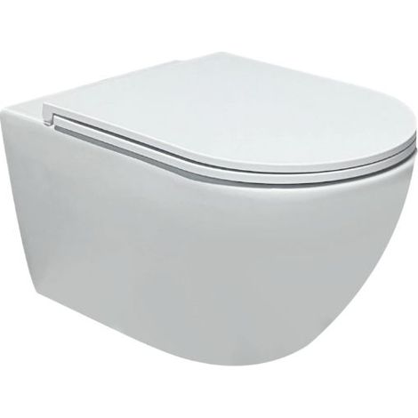 WC Azzurra Lilac Sospeso Vortice Senza Brida 55x36 bianco