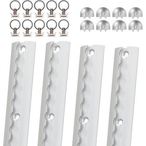 BINARIO D'ARRIMENTO 4×1M. Set di binari. Alluminio. Arrimage di carica (1/5)