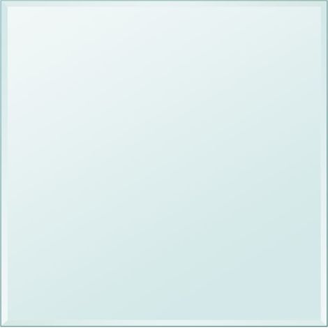 Tablero de mesa de cristal templado cuadrado 800x800 mm vidaXL