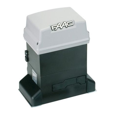 Faac – Kit pour portails coulissants 1800 kg – Moteur 230V mécanique – Longueur de vantail maximale 2.5m – Pour usage intensif