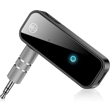 Adaptateur Bluetooth Voiture Jack 3.5mm, Transmetteur Appels Mains Libres - Adaptateur Bluetooth Voiture Jack 3.5mm, Transmetteur Appels Mains Libres (1/5)
