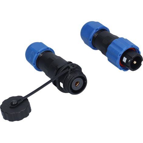 Fiche de connexion avion 1 à 7 broches, connecteur aviation 1 broche (380V 25A), prise robuste à haute résistance à la corrosion, connexion forte pour câble. (1/5)