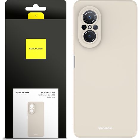 Robusta e resistente custodia protettiva in silicone, con finitura opaca, per Huawei Nova 9 SE. (1/5)
