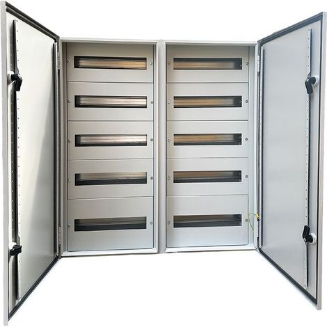 coffret métallique H800xL750xP200 mural 5 rangées CPR806