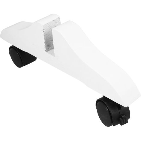 Support pour paravent de séparation de pièce en Bois avec Roues pivotantes 360° - Base Stable avec Pieds de Protection de Sol pour Bureau et Maison - Montage Simple sans Rayures (1/5)