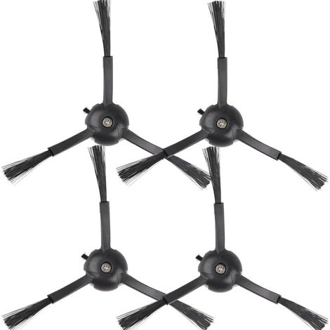 4 Pièces Brosses Latérales pour Roborock Q5 Max+ S8 MaxV Ultra Q5 Pro Q8 Max+ Qrevo Master Q5 Pro+ Q7 Max Q7 Max+ S7 MaxV Ultra S8 MaxV Ultra Accessoires de Remplacement pour Aspirateurs Robots (1/5)