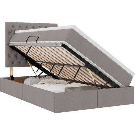 Maison Exclusive - Letto con contenitore e materasso Talpa 120 x 200 cm Poliestere