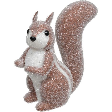 Déco Noël Ecureuil aspect givré L 31 x H 32 cm - Feeric Christmas (1/2)
