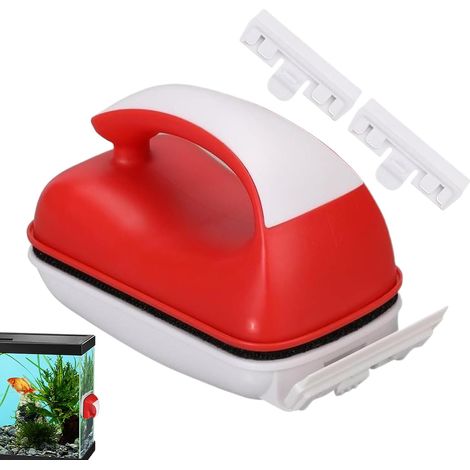 Nettoyant magnétique pour réservoirs de poisson, grattoir de nettoyage pour aquariums, brosse de retrait d'algues