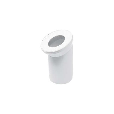 Coude de raccordement pour cuvette WC Blanc, 21642 5 (1/2)