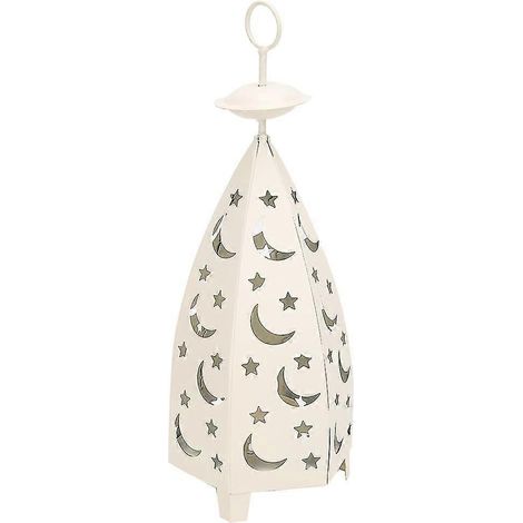 Bougeoir lanterne en forme de lune creuse et d'étoile, décoration de bureau, cadeau pour mariage ou fête. (1/5)