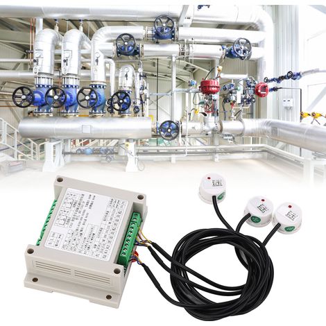 Contrôleur de niveau de liquide sans contact XKC-C352-3P, interrupteur de niveau intelligent pour pompe à eau, contrôleur de niveau haut et bas pour l'entrée et la sortie de la pompe à eau, 100-260 V (1/5)
