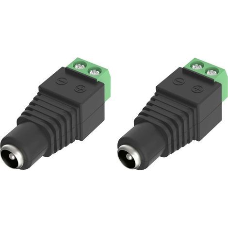 2x connecteur électrique rapide mâle adaptateur prise universelle caméra WIFI surveillance camping car DVR Système de Sécurité Lumière LED modélisme ferroviaire (1/2)