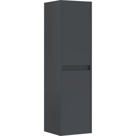 Mobile da bagno "Side 40" - 40 x 27 x 138 cm - Antracite opaco (1/4)