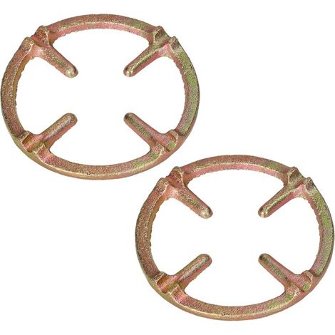 set de 2 bagues à gaz en fonte pour brûleurs à gaz (1/5)
