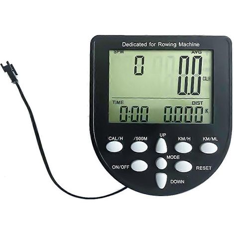 Geschwindigkeitsmesser für Rudermaschinen mit Bluetooth-App – Elektronische Uhr für magnetoresistive Fitnessgeräte (1/5)
