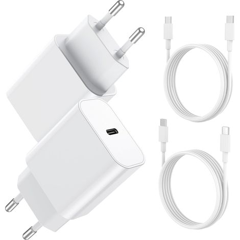 Caricabatterie USB C da 20 W, adattatore di alimentazione progettato per Apple, spina USB C veloce compatibile con iPhone 17/16/15/14/13 Pro Max, AirPods, iPad, Samsung Galaxy S25/24/23 (confezione da (1/5)