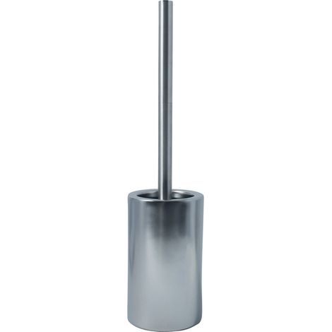 Brosse wc avec support Céramique TUBE-MATT Argent mat Spirella (1/3)