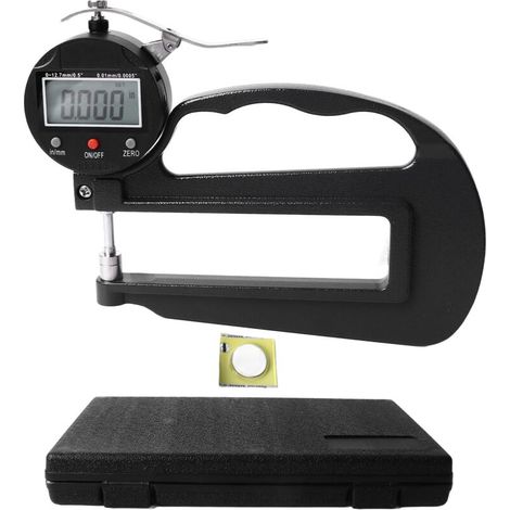 Digitales Dickenmessgerät 0,0005 Zoll, Auflösung 0,01 mm, Messbereich 0 bis 12,7 x 120 mm für die mechanische Bearbeitung (1/5)