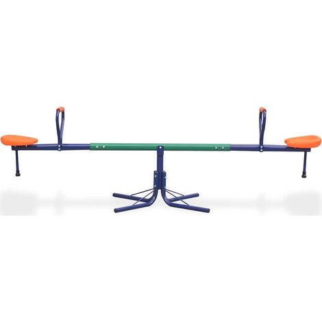 vidaXL Columpio subibaja giratorio 360 grados naranja (1/2)
