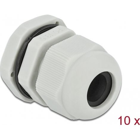 Delock Prensacables PG13,5 10 piezas gris