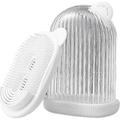 Lot de 2 porte-savons de voyage avec couvercle, facile à nettoyer. (1/5)