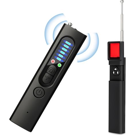 Détecteur de Caméra Cachée 4 en 1 Détecteur de Micro Espion,GPS Tracker,Détecteur RF sans Fil,Alarme de Sécurité pour Maison,Bureau,Hôtel (1/5)