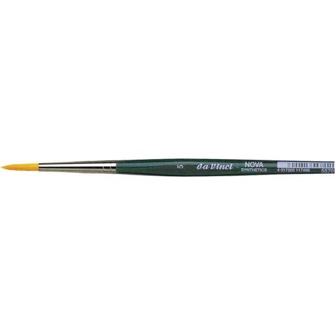 Pinceau rond pour aquarelle - Fibres synthétiques - Da Vinci - Cosmotop Nova - 5 - série 5570 (1/2)