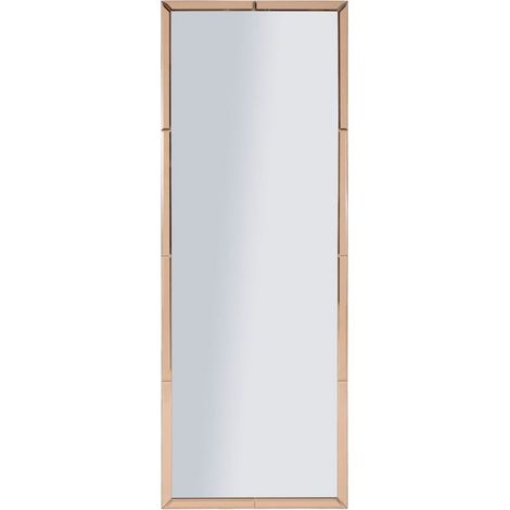 Specchio da parete in legno rosa, 55x2x150 cm – Berlino (1/5)