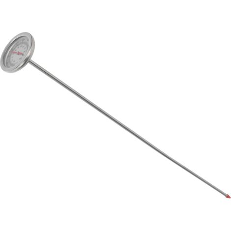 Bodenthermometer Garten mit Edelstahlsonde 50cm Verlängert