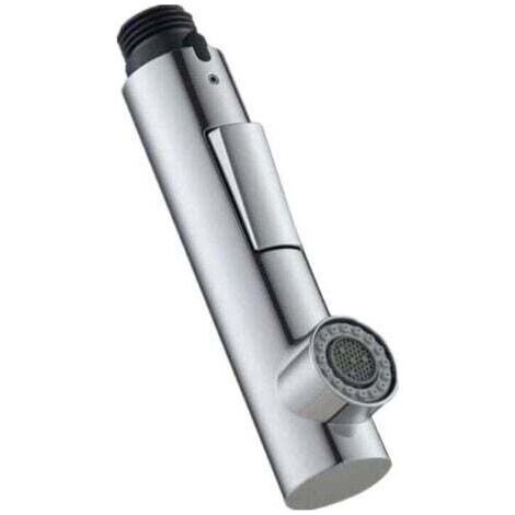 Douchette Robinet Cuisine 2 Jets Tête de Douche Remplacement Douchette pour Mitigeur Cuisine, placage, G1/2"/61011 (1/4)