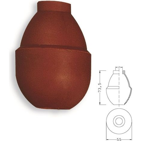 Galleggiante para rossa d. mm.55 - foro mm.15 211400PR