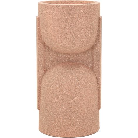Vase Fatone, Finition Géométrique, Rose, (1/5)