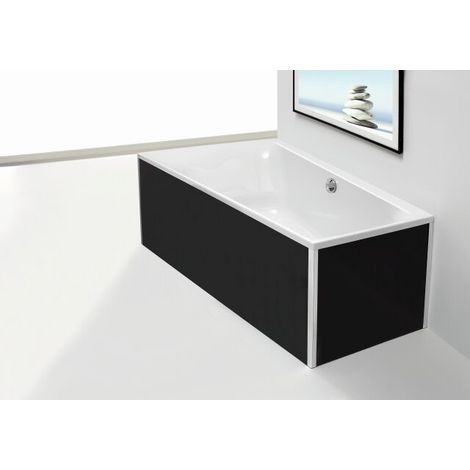 Hoesch 49463.552 Accessoire habillage en verre noir pour cloison devantataire
