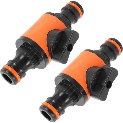 Vanne de régulation du débit d'eau pour tuyau d'arrosage Longueur du tuyau avec raccord rapide de 16 mm (1/5)