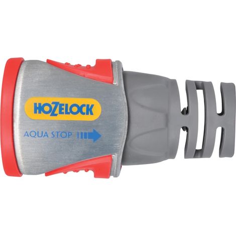 Hozelock 2035 Pro Metal Aquastop Water Stop Hose End Pipe Connector 1/2"" 12.5mm
