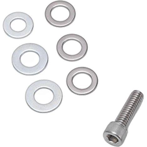 Kit de support d'alternateur en aluminium CNC argenté, compatible avec pompe à eau longue pour moteurs Chevy Small Block. (1/2)