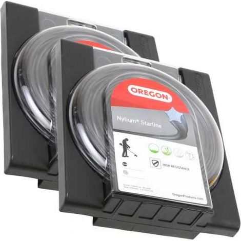 Fil nylon Oregon Nylium 2,4 mm x 15 m Etoilé Blister par 2 (1/5)