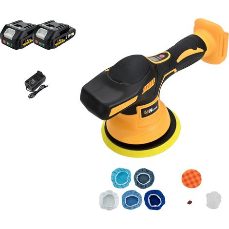 Pulidora eléctrica, 9 velocidades, diseño ergonómico, 2 baterías, enchufe europeo de 100V-240V. (1/2)