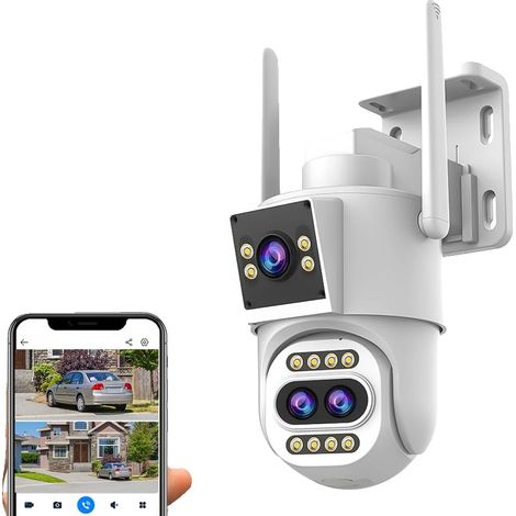 Cámara de seguridad para exteriores, resolución HD de 8 MP, zoom óptico de 10X, cámara de 8 MP (1/5)