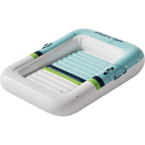 Lit flottant gonflable individuel « Miroir du Ciel », 173 × 110 cm, modèle basique pour piscine ou extérieur, canapé flottant portable, idéal été