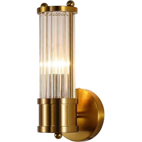 Saragossa – Kristall-Wandleuchte 25 cm 1xE14 Gold (1/5)