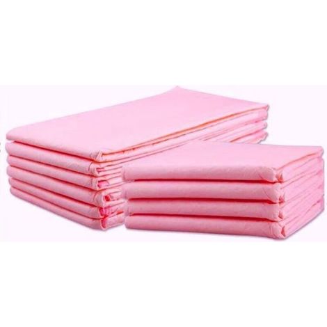 Pink potty training pads (33 cm x 45 cm) for puppies, pee-proof, super absorbent and quick-drying, 100 units (1/5)