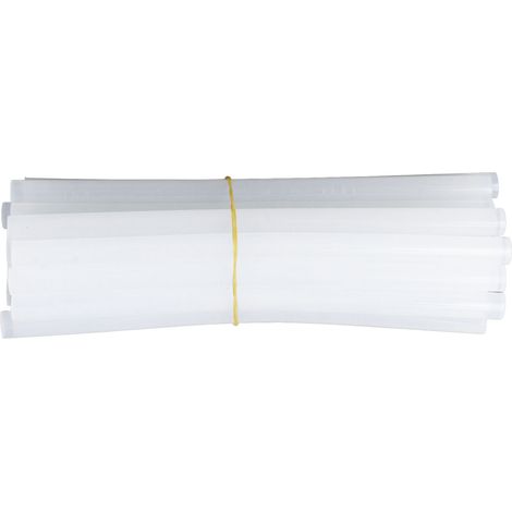 Ortviai Colle chaude en bâtonnets 11 x 200 mm – 20 pièces – EVA transparente pour bois, métal et verre (1/5)