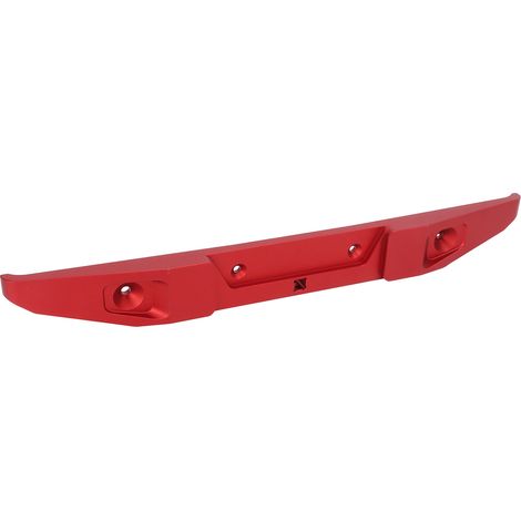 Pare-chocs arrière en alliage d'aluminium pour voiture RC Crawler Axial SCX6 1/6 (rouge) (1/5)