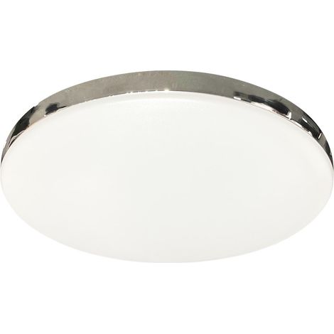 Plafoniera LED tonda cromata 33cm 15W 4000K IP20 Milagro (1/5)